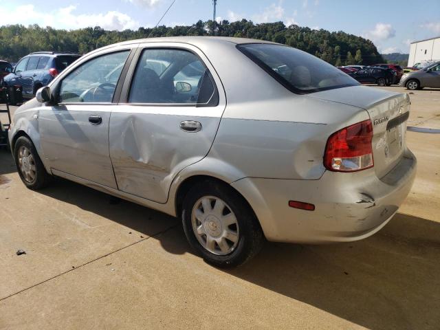 KL1TD52605B442473 - 2005 CHEVROLET AVEO BASE Gümüş foto 2