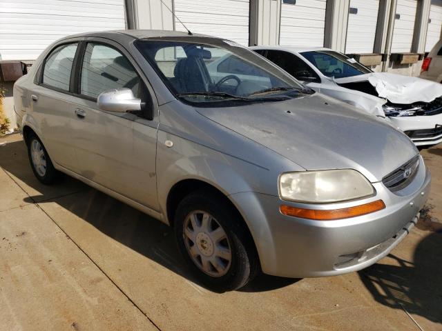 KL1TD52605B442473 - 2005 CHEVROLET AVEO BASE Gümüş foto 4