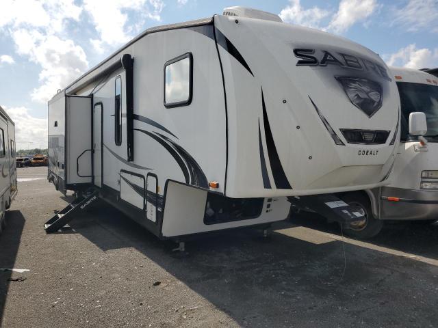 5ZT3SR3B0L6103475 - 2020 FOREST RIVER SABRE COBALT 38DBQ WHITE photo 1