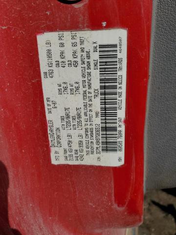 3D7ML49A97G836512 - 2007 DODGE RAM 3500 RED photo 12