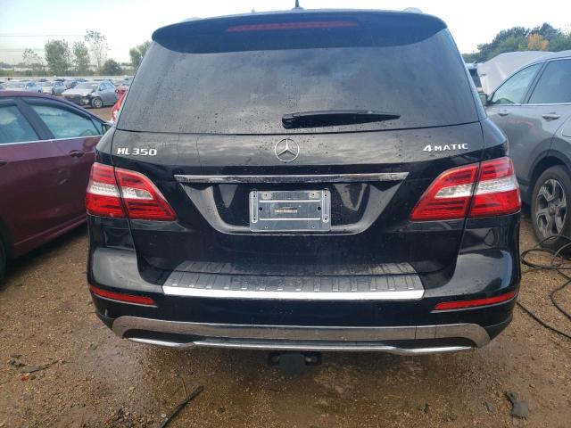 4JGDA5HB7CA024727 - 2012 MERCEDES-BENZ ML 350 4MATIC BLACK photo 6