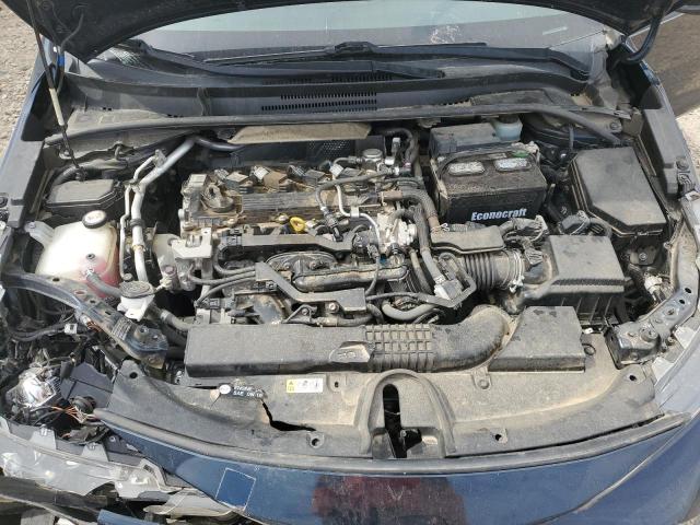 JTNK4RBEXK3025821 - 2019 TOYOTA COROLLA SE Կապույտ լուսանկար 11