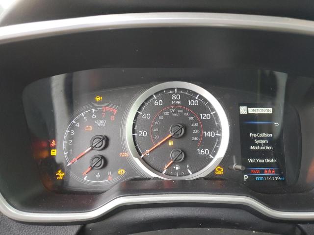 JTNK4RBEXK3025821 - 2019 TOYOTA COROLLA SE Կապույտ լուսանկար 9