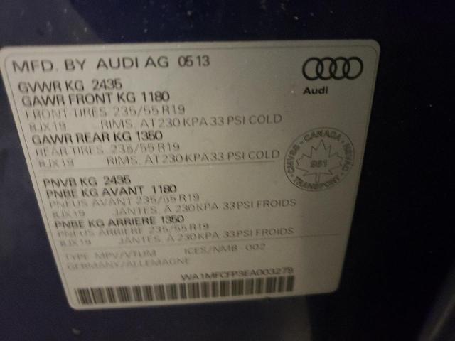 WA1MFCFP3EA003279 - 2014 AUDI Q5 PROGRESSIV Mavi foto 12
