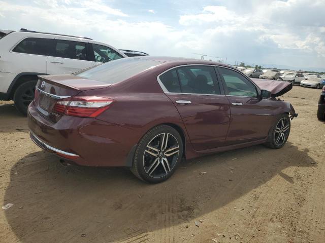 1HGCR2F55HA127299 - 2017 HONDA ACCORD SPORT BURGUNDY photo 3