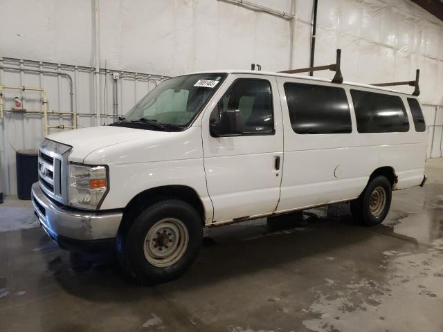 1FBSS3BL7DDA76328 - 2013 FORD ECONOLINE E350 SUPER DUTY WAGON WHITE photo 1