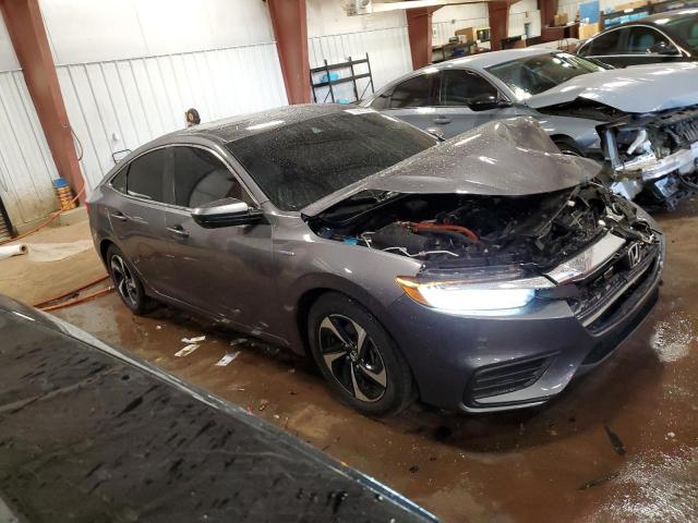 19XZE4F52ME010464 - 2021 HONDA INSIGHT EX GRAY photo 4