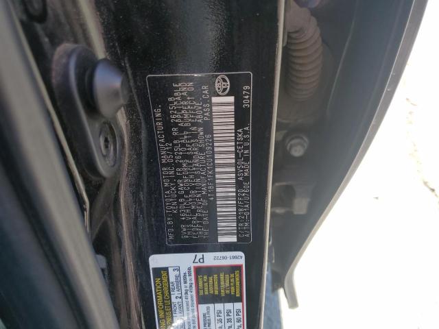 4T1BF1FK1CU109226 - 2012 TOYOTA CAMRY BASE 黑色 照片 12