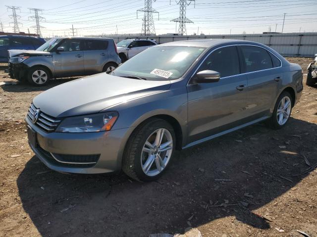 1VWBT7A36EC120342 - 2014 VOLKSWAGEN PASSAT SE GRAY photo 1