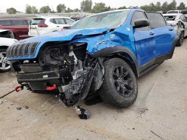 1C4PJMBX8LD624607 - 2020 JEEP CHEROKEE TRAILHAWK BLUE photo 1