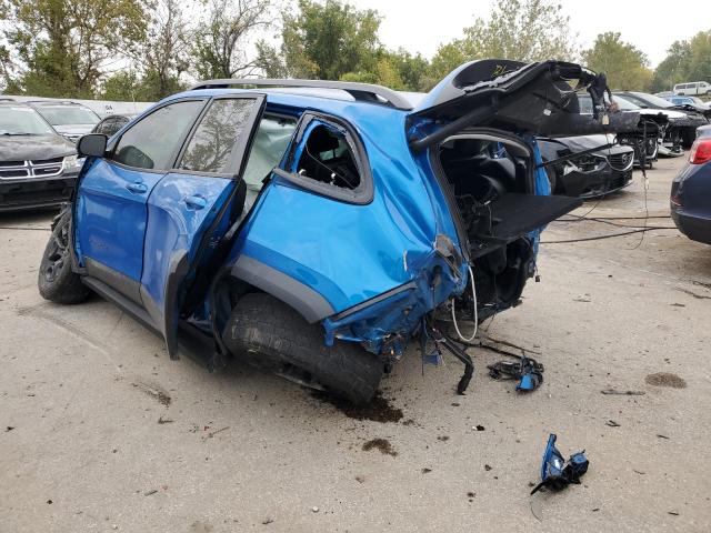 1C4PJMBX8LD624607 - 2020 JEEP CHEROKEE TRAILHAWK BLUE photo 2