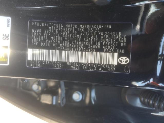 5YFB4MDE9SP274459 - 2025 TOYOTA COROLLA LE 黑色 照片 13