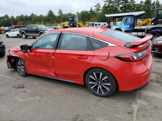 19XFL1H79PE002338 - 2023 HONDA CIVIC EXL RED photo 2