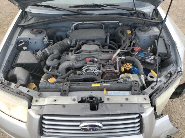 JF1SG63646H722272 - 2006 SUBARU FORESTER 2.5X SILVER photo 12