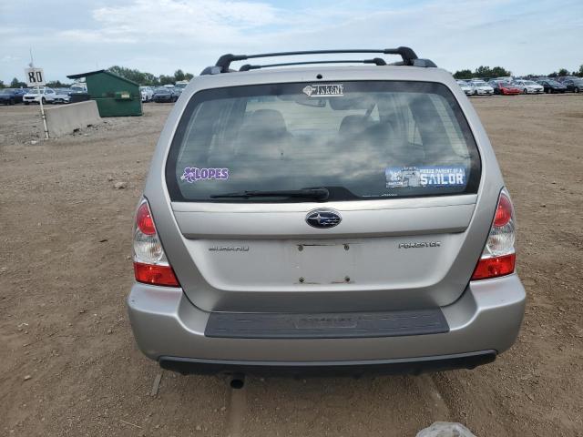 JF1SG63646H722272 - 2006 SUBARU FORESTER 2.5X SILVER photo 6