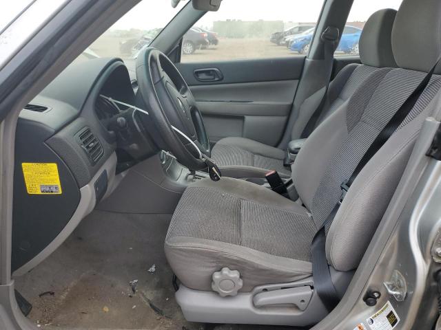 JF1SG63646H722272 - 2006 SUBARU FORESTER 2.5X SILVER photo 7