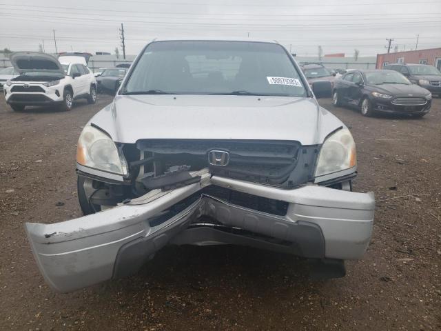 2HKYF18134H582897 - 2004 HONDA PILOT LX SILVER photo 5