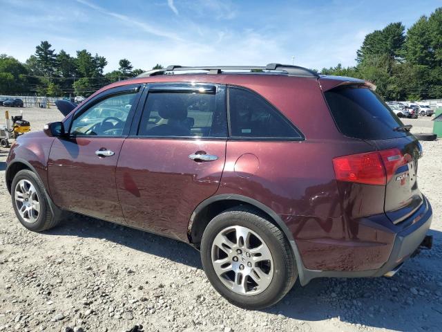 2HNYD28338H501371 - 2008 ACURA MDX TECHNOLOGY BURGUNDY photo 2