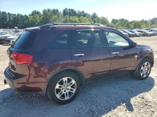 2HNYD28338H501371 - 2008 ACURA MDX TECHNOLOGY BURGUNDY photo 3