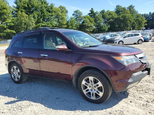 2HNYD28338H501371 - 2008 ACURA MDX TECHNOLOGY BURGUNDY photo 4
