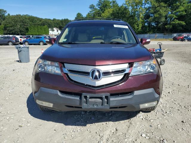 2HNYD28338H501371 - 2008 ACURA MDX TECHNOLOGY BURGUNDY photo 5