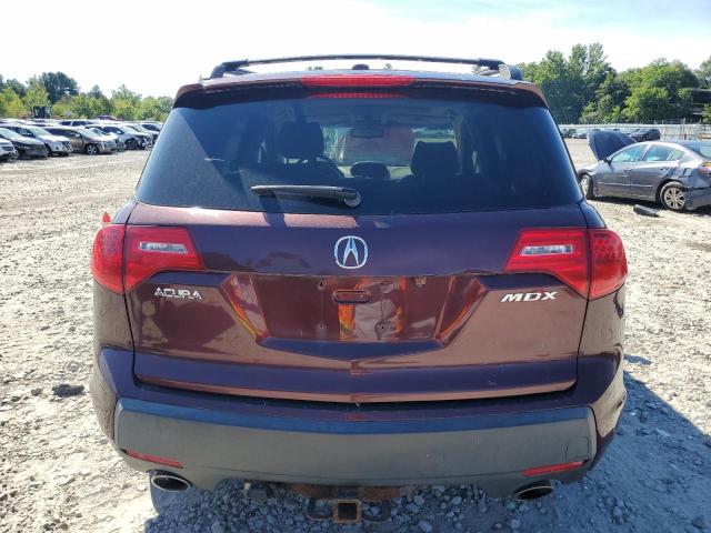 2HNYD28338H501371 - 2008 ACURA MDX TECHNOLOGY BURGUNDY photo 6