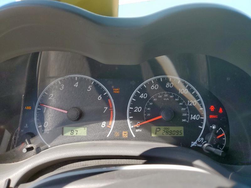 1NXBU4EE9AZ377280 - 2010 TOYOTA COROLLA BASE Білий фото 9