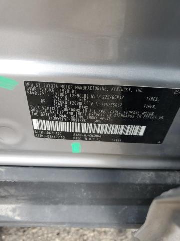 4T3RWRFV0PU094786 - 2023 TOYOTA RAV4 XLE Күміс фото 13