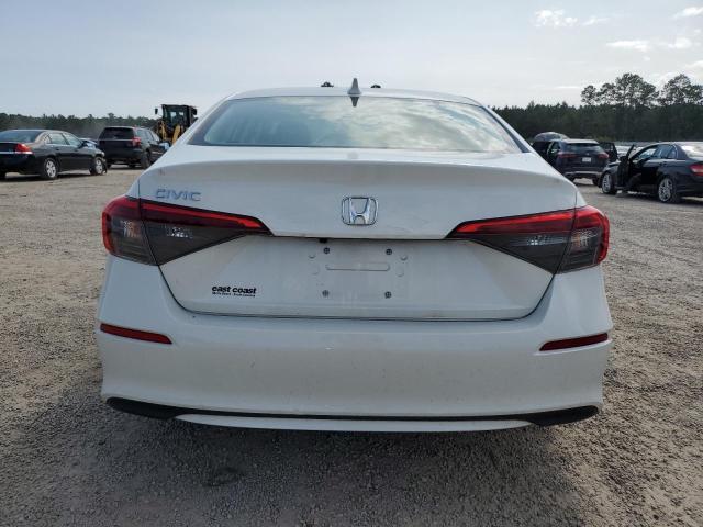 2HGFE2F26PH537334 - 2023 HONDA CIVIC LX WHITE photo 6