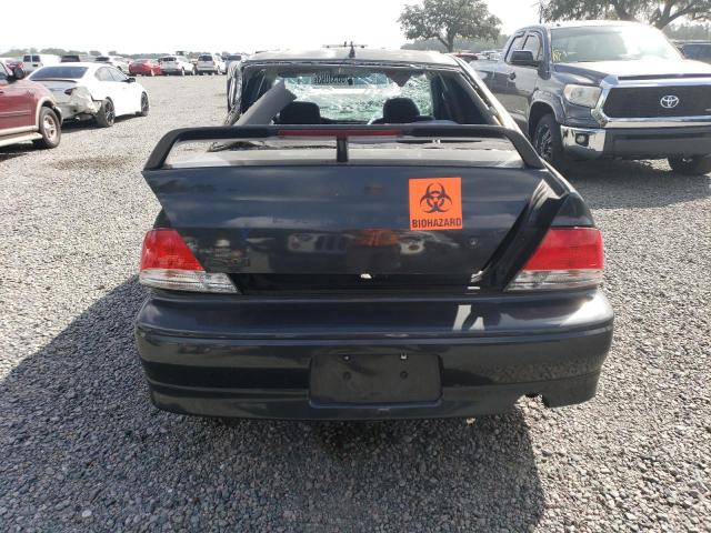 JA3AJ86E42U082344 - 2002 MITSUBISHI LANCER OZ RALLY BLACK photo 6