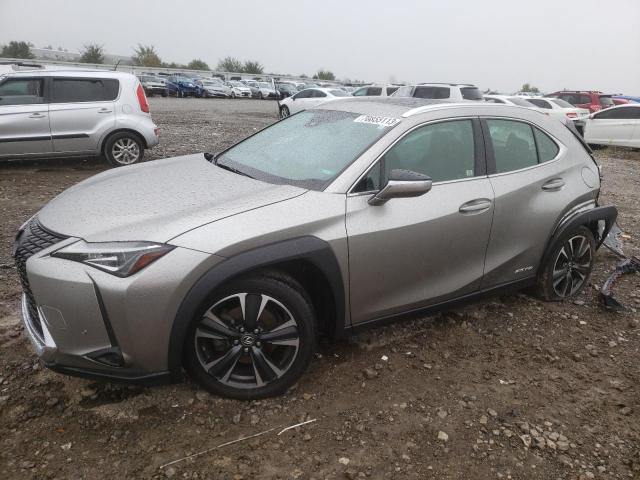 JTHU9JBH7K2000809 - 2019 LEXUS UX 250H GRAY photo 1