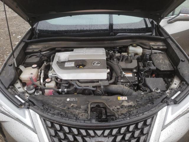 JTHU9JBH7K2000809 - 2019 LEXUS UX 250H GRAY photo 11