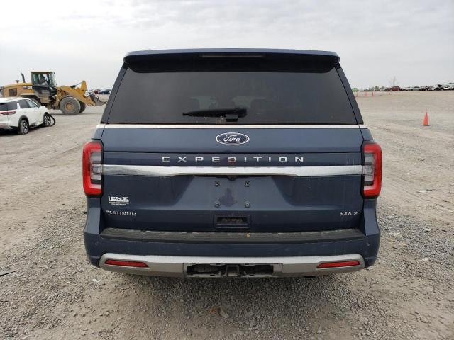 1FMJK1MT5NEA01191 - 2022 FORD EXPEDITION MAX PLATINUM BLUE photo 6