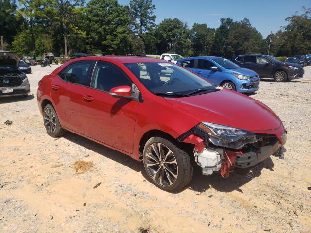 2T1BURHE1JC073211 - 2018 TOYOTA COROLLA L 红色 照片 4