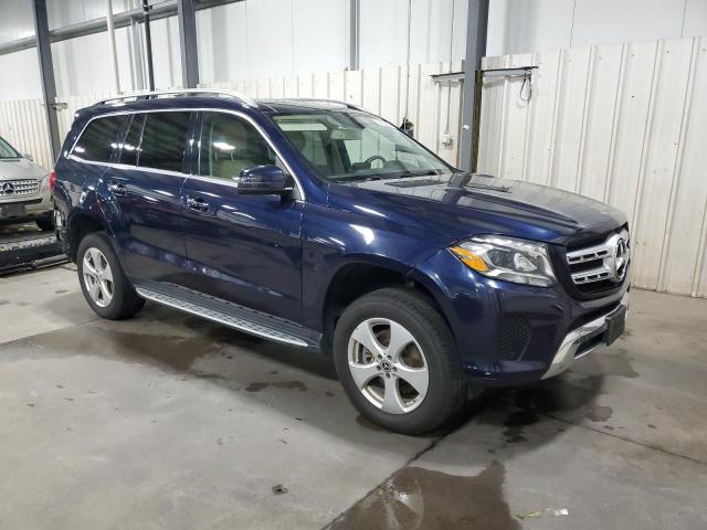 4JGDF6EE4HA980471 - 2017 MERCEDES-BENZ GLS 450 4MATIC BLUE photo 4