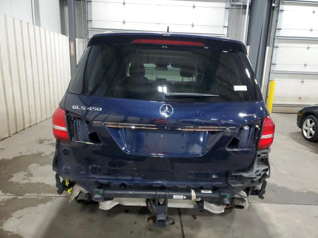 4JGDF6EE4HA980471 - 2017 MERCEDES-BENZ GLS 450 4MATIC BLUE photo 6