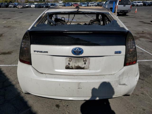 JTDKN3DU2B1363888 - 2011 TOYOTA PRIUS WHITE photo 6