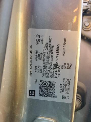 1GCPTFEK5P1235565 - 2023 CHEVROLET COLORADO ZR2 SILVER photo 12