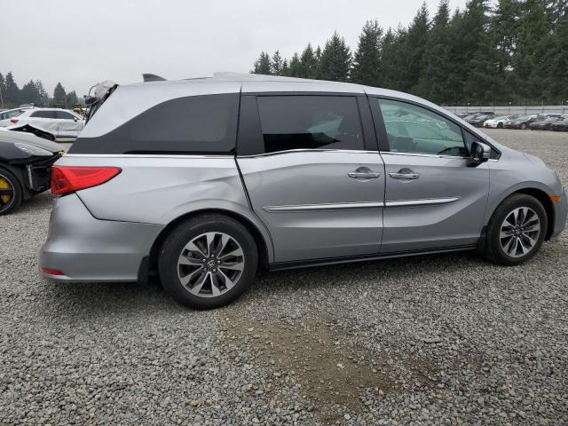 5FNRL6H79MB037932 - 2021 HONDA ODYSSEY EXL SILVER photo 3