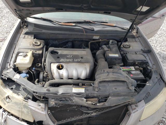 KMHET46C26A101593 - 2006 HYUNDAI SONATA GL GRAY photo 11