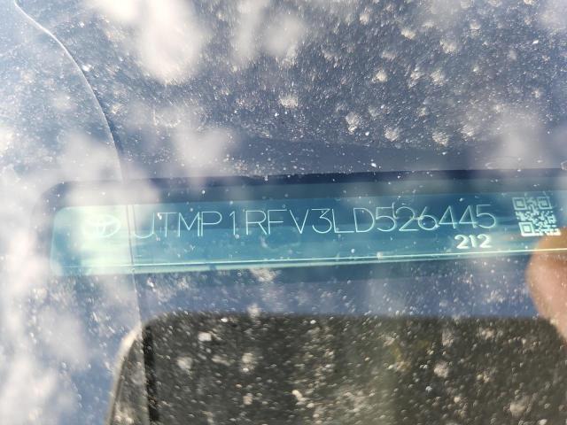 JTMP1RFV3LD526445 - 2020 TOYOTA RAV4 XLE GRAY photo 13