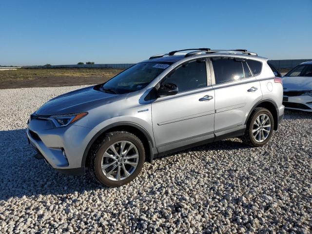 JTMDJREV3JD155367 - 2018 TOYOTA RAV4 HV LIMITED SILVER photo 1