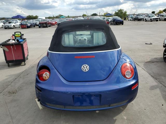 3VWSF31Y27M405780 - 2007 VOLKSWAGEN NEW BEETLE CONVERTIBLE OPTION PACKAGE 2 BLUE photo 6