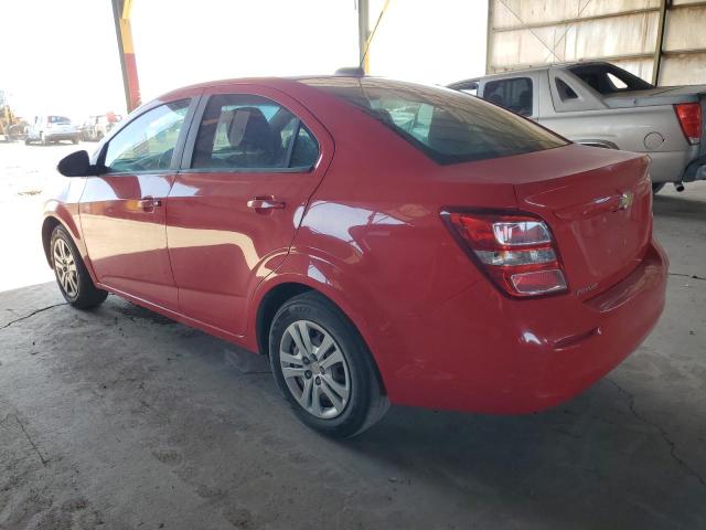 1G1JA5SH7H4149911 - 2017 CHEVROLET SONIC LS RED photo 2
