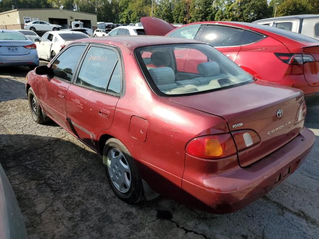 2T1BR12E5XC121295 - 1999 TOYOTA COROLLA VE BURGUNDY photo 2