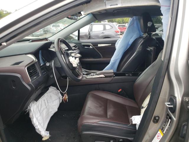 2T2BZMCA3HC122343 - 2017 LEXUS RX 350 BASE SILVER photo 7