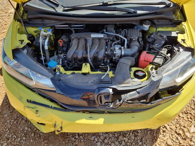 3HGGK5H50FM740029 - 2015 HONDA FIT LX YELLOW photo 12