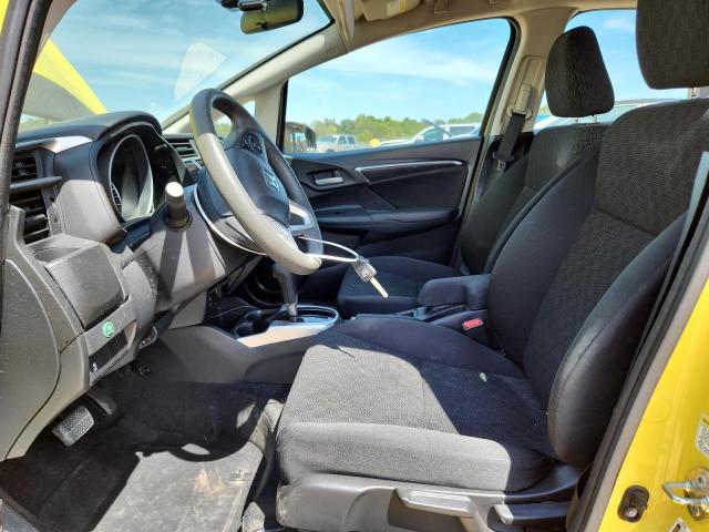 3HGGK5H50FM740029 - 2015 HONDA FIT LX YELLOW photo 7