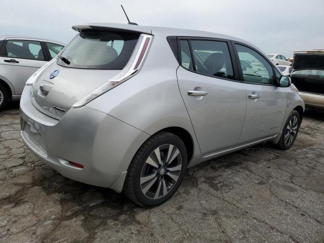 1N4AZ0CP3FC318436 - 2015 NISSAN LEAF SL S SILVER photo 3