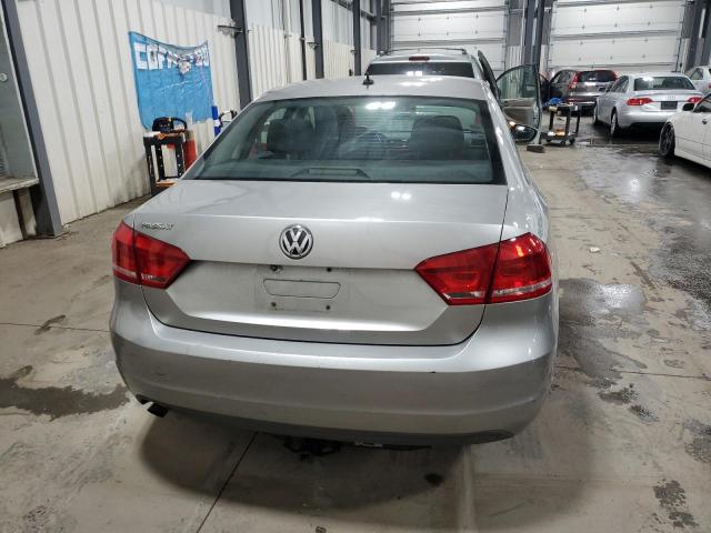 1VWAP7A30CC044906 - 2012 VOLKSWAGEN PASSAT S SILVER photo 6